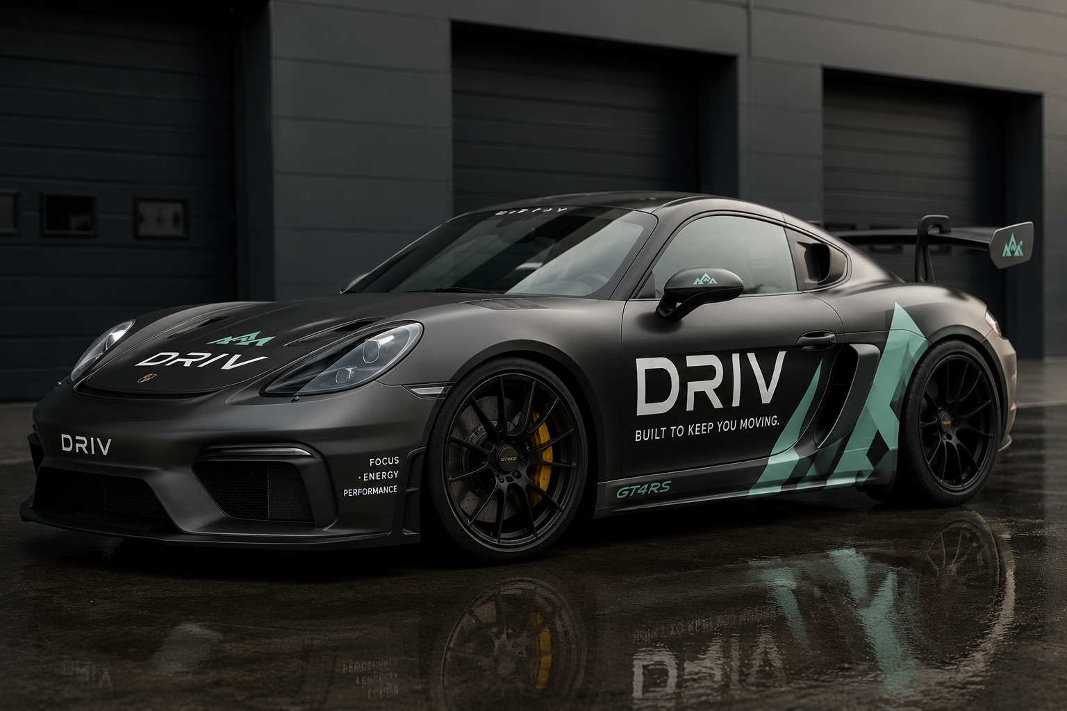 DRIV wrapped Porsche GT4 RS